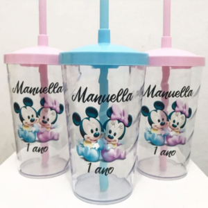 Copo Twister com tampa 300ml