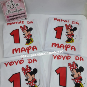 Camiseta em tecido poliester com elastano