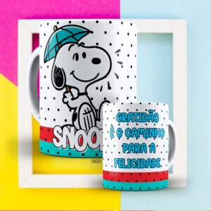 Canecas Snopp Motivacional Branca (Mod.3- 5822)