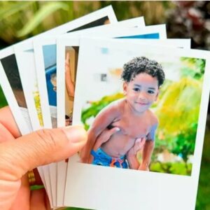 Foto Polaroid com imã de geladeira